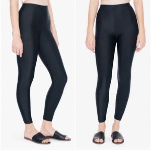 American apparel nylon tricot leggings small